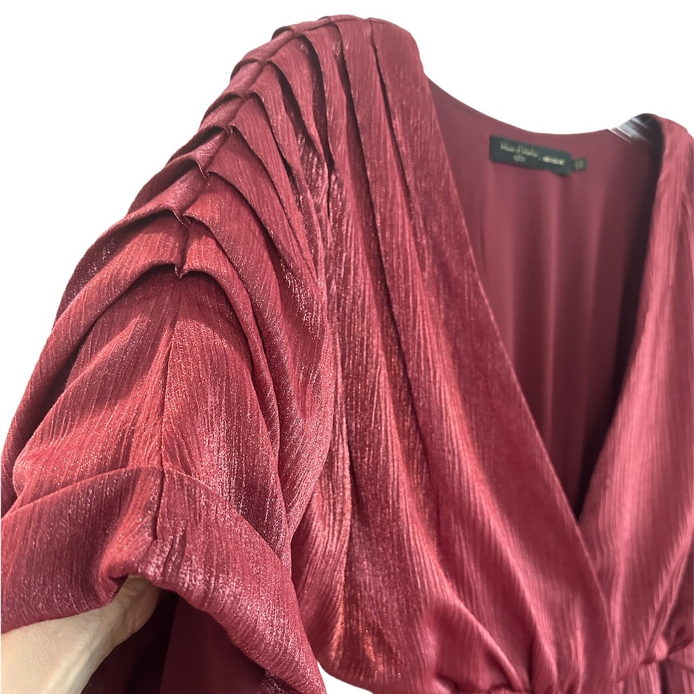 House Of Harlow X Revolve Rhea Maxi Dress Raspberry Red Size S - Picture 6 of 10